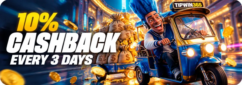 TIPWIN365 - 10% cashback every 3 days